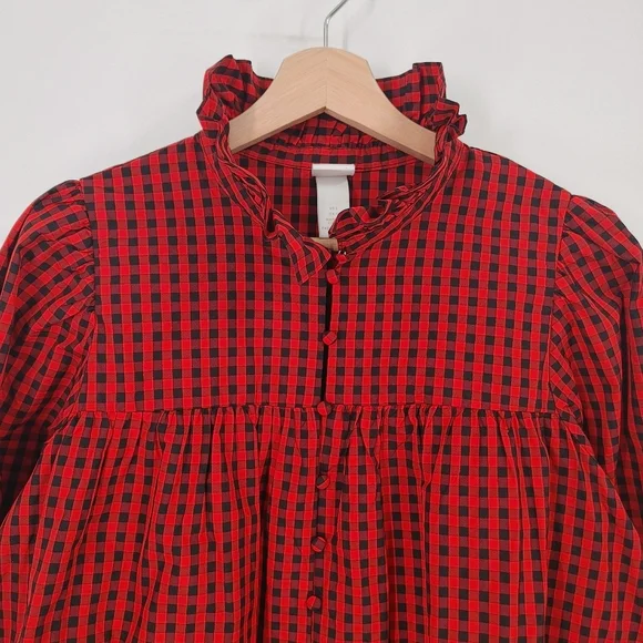 H&M Plaid Button Down Dress - Picture 3 of 8